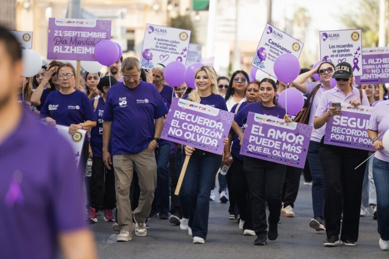 DIF Matamoros y la Asociación ALMA conmemoran el Día Mundial del Alzheimer con caminata de sensibilización
