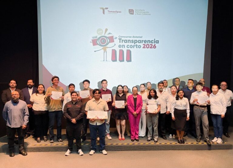 Premian a ganadoras y ganadores del III Concurso Estatal Transparencia en Corto 2026